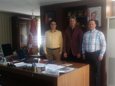 KIZILAY İZMİR ŞUBE BAŞKANI İLE MAKAMINDA GÖRÜŞME YAPILDI