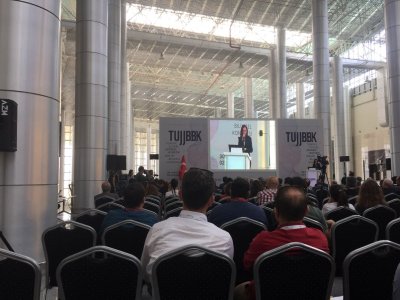 TÜRKİYE ULUSAL JEODEZİ VE JEOFİZİK BİRLİĞİ KONGRESİ`NE KATILIM SAĞLANDI