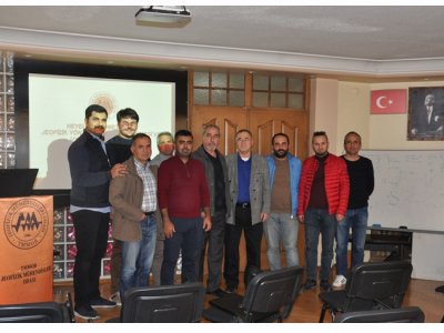 "HEYELAN ARAŞTIRMALARINDA UYGULANAN JEOFİZİK YÖNTEMLER" KURSU 11 KASIM 2018 ANKARA GERÇEKLEŞTİRİLDİ