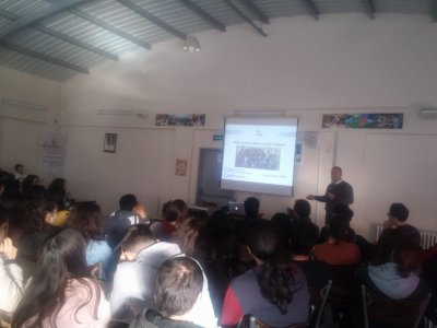 EŞREFPAŞA ANADOLU LİSESİ VE ÖVGÜ TERZİBAŞIOĞLU ANADOLU LİSESİ`NDE MESLEK TANITIM SUNUMU YAPILMIŞTIR