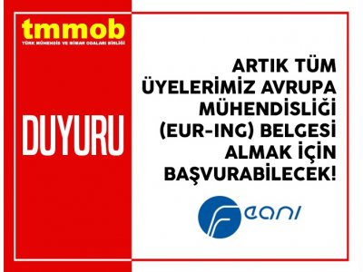 ARTIK TÜM ÜYELERİMİZ EURING BELGESİ ALMAK İÇİN BAŞVURABİLECEK