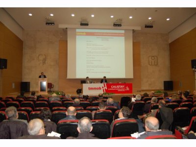 TMMOB İŞ GÜVENLİĞİ UZMANLARININ SORUNLARI ÇALIŞTAYI GERÇEKLEŞTİRİLDİ