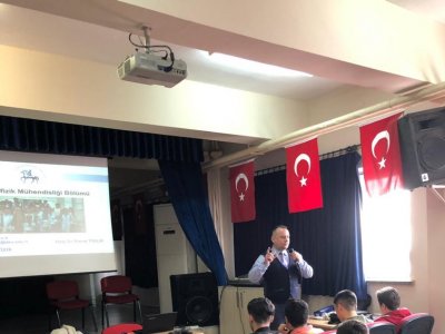 BORNOVA HAYRETTİN DURAN ANADOLU LİSESİ`NDE MESLEK TANITIM SEMİNERİ YAPILDI