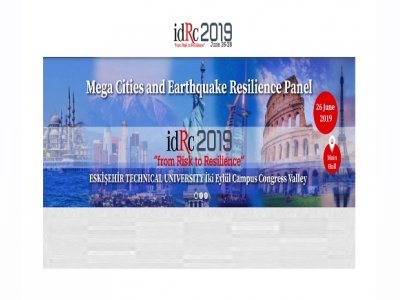 ULUSLAR ARASI AFET VE DİRENÇLİLİK KONGRESİ  IDRC 20192628 HAZİRAN 2019 ESKİŞEHİR