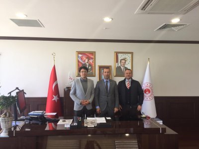 İZMİR VALİLİĞİ ÇEVRE VE ŞEHİRCİLİK İL MÜDÜRÜ SN ÖMER ALBAYRAK MAKAMINDA ZİYARET EDİLDİ