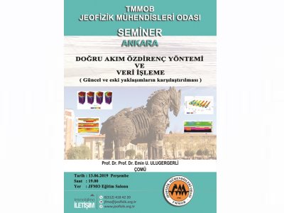 DOĞRU AKIM ÖZDİRENÇ YÖNTEMİ VE VERİ İŞLEMEGÜNCEL VE ESKİ YAKLAŞIMLARIN KARŞILAŞTIRILMASI " KONULU SEMİNER 13 HAZİRAN 2019 ANKARA