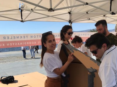 IKK GELENEKSEL 11 KARTONDAN TEKNELER YARIŞI`NA KATILIM SAĞLANDI