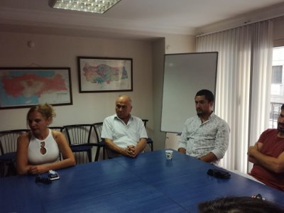 JEOFİZİK MÜHENDİSLERİ ODASI YÖNETİM KURULU BAŞKANI SN ŞEVKET DEMİRBAŞ`IN KATILIMI İLE ŞUBE YÖNETİM KURULU TOPLANTISI GERÇEKLEŞTİRİLDİ