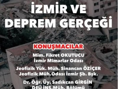 BAYRAKLI BELEDİYESİ TARAFINDAN DEPREM VE İZMİR GERÇEĞİ PANELİ YAPILDI