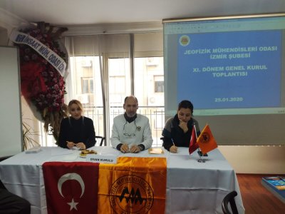 TMMOB JEOFİZİK MÜHENDİSLERİ ODASI İZMİR ŞUBESİ XII OLAĞAN GENEL KURUL VE SEÇİMLERİ GERÇEKLEŞTİRİLDİ