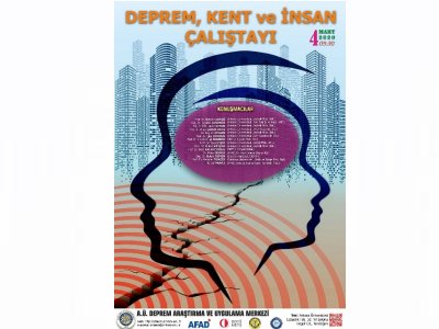 DEPREM KENT VE İNSAN ÇALIŞTAYI 4 MART 2020