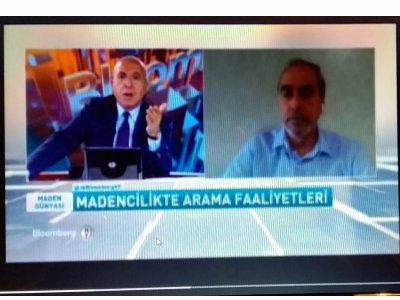 JFMO YÖNETİM KURULU BAŞKANI ŞEVKET DEMİRBAŞ BLOOMBERG TV DE MADEN DÜNYASI PROGRAMINA KATILMIŞTIR