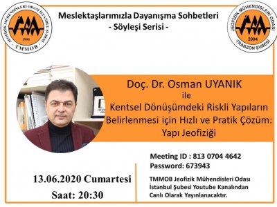 KENTSEL DÖNÜŞÜMDEKİ RİSKLİ YAPILARIN BELİRLENMESİ İÇİN HIZLI VE PRATİK ÇÖZÜMYAPI JEOFİZİĞİDOÇ DR OSMANUYANIK