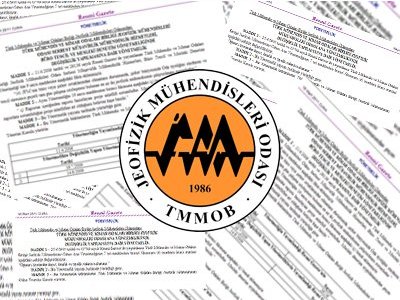 TMMOB JEOFİZİK MÜHENDİSLERİ ODASI ANA YÖNETMELİĞİNDE YAPILAN DEĞİŞİKLİKLER RESMİ GAZETE`DE YAYIMLANMIŞTIR