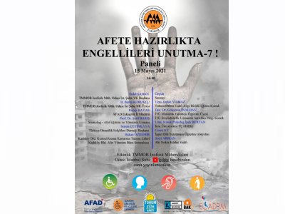 AFETE HAZIRLIKTA ENGELLİLERİ UNUTMA7 PANELİ