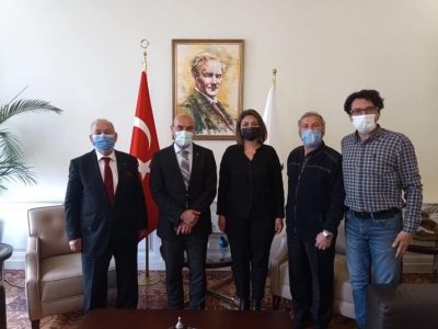 İZMİR BÜYÜKŞEHİR BELEDİYE BAŞKANI SN M TUNÇ SOYER İLE MAKAMINDA GÖRÜŞME YAPILDI