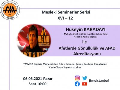 AFETLERDE GÖNÜLLÜLÜK VE AFAD AKREDİTASYONU