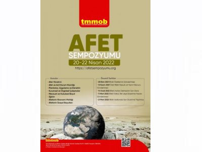 <BR><BR>TMMOB AFET SEMPOZYUMU 2022 NİSAN 2022