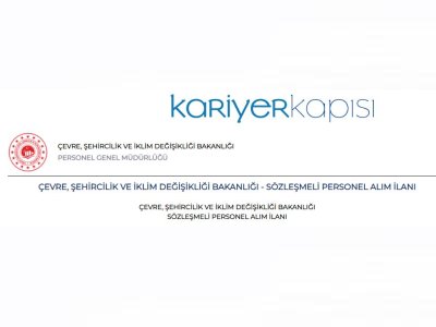 ÇEVRE ŞEHİRCİLİK VE İKLİM DEĞİŞİKLİĞİ BAKANLIĞI
SÖZLEŞMELİ PERSONEL ALIMI KAPSAMINDA 7 YEDİ JEOFİZİK MÜHENDİSİ ALINACAKTIR
