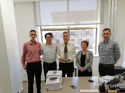 DSİ 2 BÖLGE MÜDÜRLÜĞÜ JEOTEKNİK HİZMETLER VE YAS ŞUBE MÜDÜRÜ SN ADEM SÖMER MAKAMINDA ZİYARET EDİLDİ