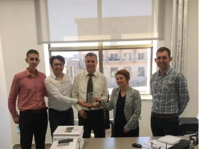 DSİ 2 BÖLGE MÜDÜRLÜĞÜ JEOTEKNİK HİZMETLER VE YAS ŞUBE MÜDÜRÜ SN ADEM SÖMER MAKAMINDA ZİYARET EDİLDİ