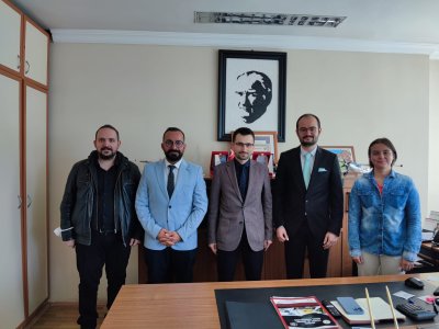 MTA JEOFİZİK ETÜTLERİ DAİRE BAŞKANI MAKAMINDA ZİYARET EDİLDİ