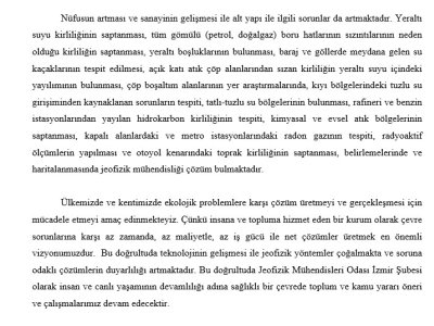 5 HAZİRAN DÜNYA ÇEVRE GÜNÜ BASIN AÇIKLAMASI