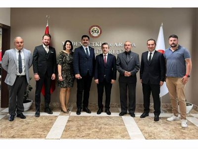 <BR><BR>MTA GENEL MÜDÜRÜ SN VEDAT YANIK MAKAMINDA ZİYARET EDİLDİ 14062022