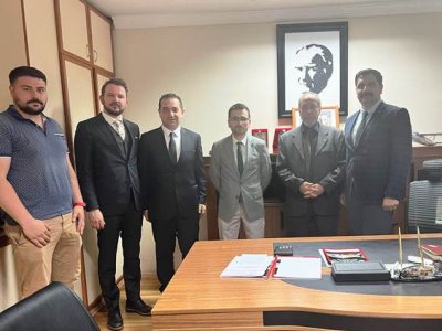 <BR><BR>MTA JEOFİZİK ETÜTLERİ DAİRE BAŞKANI MAKAMINDA ZİYARET EDİLDİ