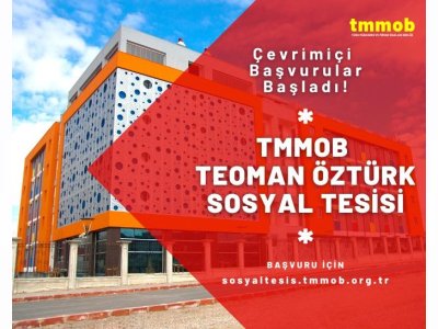 TMMOB TEOMAN ÖZTÜRK SOSYAL TESİSİ 20222023 DÖNEMİ KAYIT BAŞVURULARI BAŞLADI