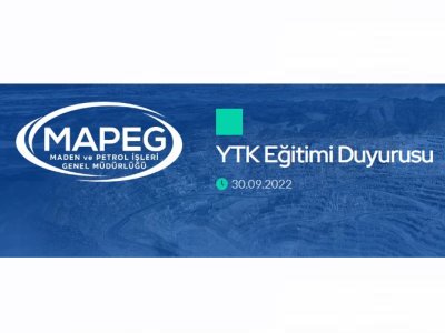 MAPEG YTK EĞİTİMİ DUYURUSU