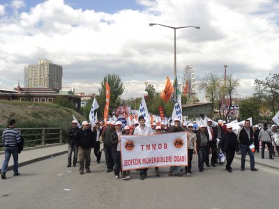 ON BİNLER8220;TMMOB MİTİNGİ”NDE BULUŞTU