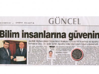 ISPARTA VALİSİ MEMDUH OĞUZ İLE GÖRÜŞME