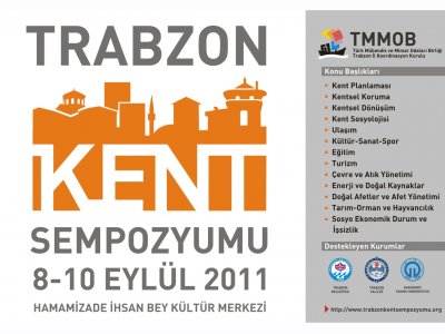 TMMOB TRABZON KENT SEMPOZYUMU 810 EYLÜL 2011 