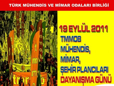 TMMOB 19 EYLÜL`DE TÜM TÜRKİYE`DE SOKAKTA