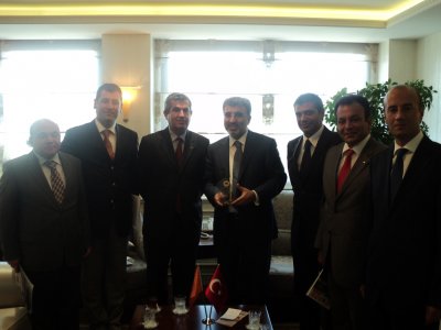 ODAMIZ YÖNETİM KURULU İLE TC ENERJİ VE TABİİ KAYNAKLAR BAKANI SAYIN TANER YILDIZIN GÖRÜŞMESİ