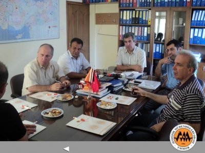 TMMOB MADEN MÜHENDİSLERİ ODASI YÖNETİM KURULU ODAMIZI ZİYARET ETTİ