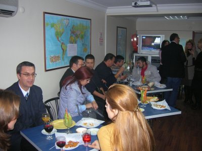 YENİ YIL KOKTEYLİ YAPILDI