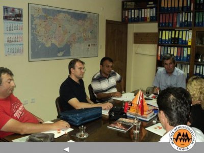 TMMOB JEOFİZİK MÜHENDİSLERİ ODASI ESKİŞEHİR BÖLGE TEMSİLCİLİĞİ YÖNETİM KURULUNUN ODA MERKEZİ ZİYARETİ