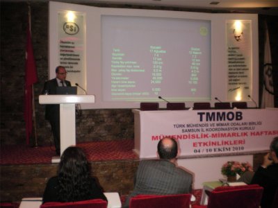 SAMSUNDAMÜHENDİSLİKMİMARLIK HAFTASI ETKİNLİKLERİ