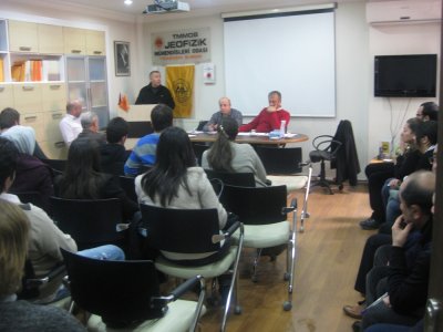 ŞUBEMİZDE ÜYELERİMİZLE İSTİŞARE TOPLANTISI YAPILMIŞTIR