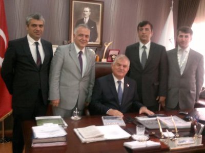 ORMAN VE SU İŞLERİ BAKAN YARDIMCISI DR NURETTİN AKMAN MAKAMINDA ZİYARET EDİLDİ