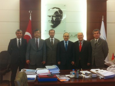 ÇŞB MÜSTEŞARI ERCAN TIRAŞ İLE MAKAMINDA GÖRÜŞME YAPILDI