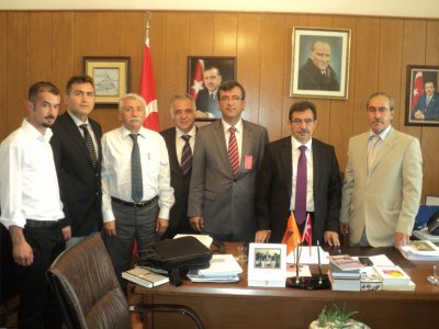 TBMM BAYINDIRLIK KOMİSYON BAŞKANI İDRİS GÜLLÜCE ZİYARET EDİLDİ