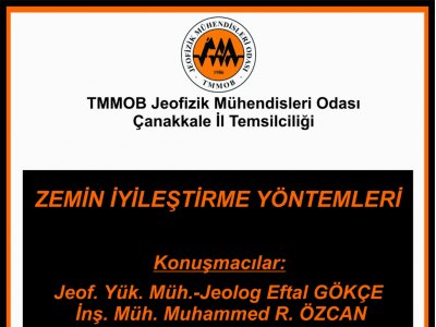ÇANAKKALE`DE ZEMİN İYİLEŞTİRME YÖNTEMLERİ SEMİNERİ 