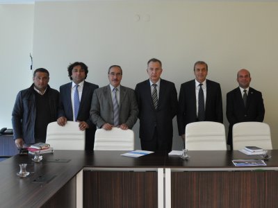 ÇEVRE VE ŞEHİRCİLİK BAKANLIĞI MESLEKİ HİZMETLER GENEL MÜDÜRÜ BÜLENT ERCAN İLE GÖRÜŞME YAPILDI