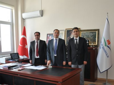 ÇEVRE VE ŞEHİRCİLİK BAKANLIĞI ALTYAPI VE KENTSEL DÖNÜŞÜM HİZMETLERİ GENEL MÜDÜRÜ VEDAD GÜRGEN İLE GÖRÜŞME YAPILDI