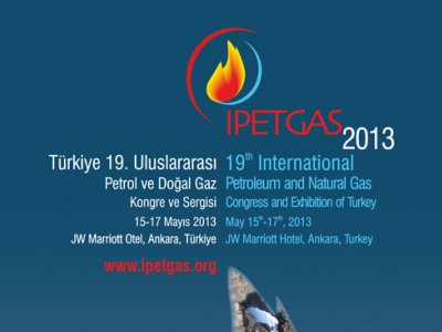 <BR>IPETGAS 2013 TÜRKİYE 19. ULUSLARARASI PETROL VE DOĞAL GAZ KONGRE VE SERGİSİ <BR>15-17 MAYIS 2013