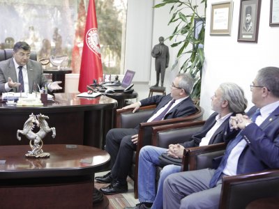 İZMİR İL KOORDİNASYON KURULU OLARAK BORNOVA BELEDİYE BAŞKANI İLE GÖRÜŞME YAPILDI