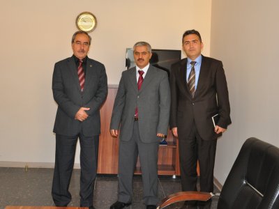 ÇŞB ALTYAPI VE KENTSEL DÖNÜŞÜM HİZMETLERİ GENEL MÜDÜR YARD ATİLA ERENLER İLE GÖRÜŞME YAPILDI